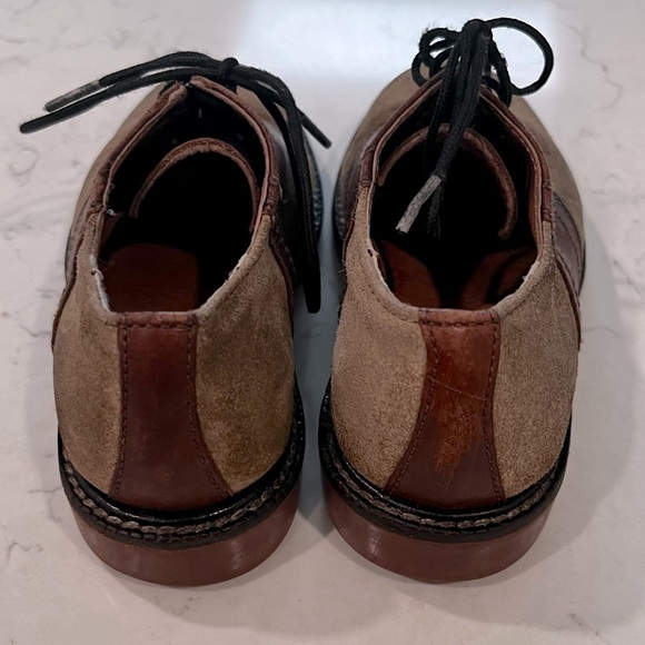CREWCUTS Suede Leather Oxford Lace Up Loafers Size 10 - Picture 4 of 12